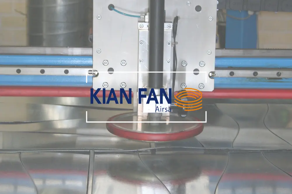 کیفیت ساخت کانالهای انتقال هوا کیان فن | تولید با ماشینآلات اروپایی